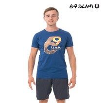 69슬램 썬셋 왓치네이비 디앤에이 남녀공용 반팔티셔츠상의 MTPSTH-NV