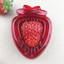 마늘절단기 마늘 썰기 절단기 가정 업소 용 슬라이스기 스테인레스 스틸 다기능 딸기 과일, 빨간색