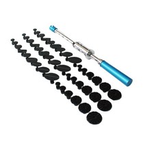 문콕 찌그러짐 수리자동차 바디 페인트가없는 덴트 수리 도구 키트 45pcs 접착제 탭 1pc 슬라이딩 해머 풀