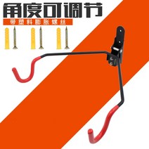 실내 자전거 거치대 자전거보관대 자전거보관소 자전거 걸이 벽 후크 산악 자전거 디스플레이 스탠드 벽걸이 형 홈 주차 랙 실내 주차 랙, 04 강화된 블랙(플라스틱 팽창나사)