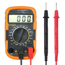 멀티미터 멀티테스터기 디지털 전기테스터기 전지 전류 저항 전압 측정기 전기공구, 1개