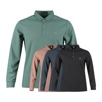 럭스골프 남성 수입 카라 긴팔 골프셔츠 OT3A418