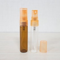 스윗바틀 향수공병, 10개, ③5ml 갈색유리병/주황색 캡