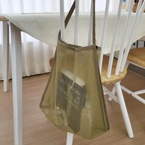 물놀이 고급 텀블러 백 투명 장바구니 가방 비치백 비치