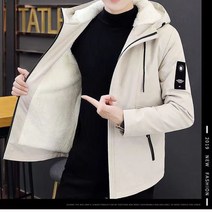 Z3JC 가을 겨울 기모 도톰 카고 캐주얼 자켓 남성 트렌치코트