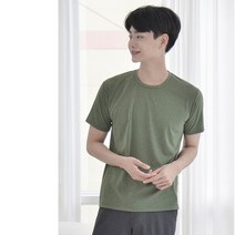 BK(보카시원단) 기본 무지 라운드 티 (8color)
