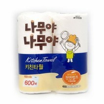 [베스트몰] 잘풀리는집 2겹 키친타올 150매4롤 무형광 천연펄프 #7488EA, 키친타올150매4롤