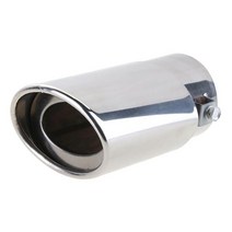 자동차 소리박 마후라 엑티브사운드 흡기 가변배기 58mm 유니버설 블랙실버 스테인레스 스틸 후면 배기 파이프 테일 머플러 팁 단일 콘센트 테일 파이프 액세서리, 은
