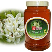 DMZ민통선 자연산 천연 벌꿀 / 밤꿀 1.2kg/ 2.4kg/ 아카시아/야생화 꿀, 1.아카시아2.4kg