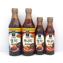 BUyuS[미르]청정원 골드 김장 멸치액젓 서해안 김치 까나리액젓 국내삭 남해안 액젓굿딜 브이숍, 청정원 남해안멸치액젓500g