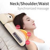 목견인기 거묵목 스트레칭 견인 교정기 마사지 베개 전기 자궁 경부 허리 통증 바디 건강 관리를위한 웜 우드 뜨거운 압축 릴리프, CHINA_영국 | Gold 2