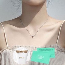 스몽 실버 블랙 미니 원통 은목걸이 쥬얼리 악세사리 선물 생일선물