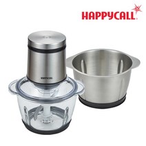 해피콜 멀티 다지기 톡톡 (스텐용기+유리용기), 상세페이지참조