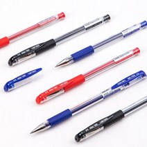 acdc deli 중성펜 볼펜 클립펜 스타일리시 젤리펜 0.5mm, 블랙