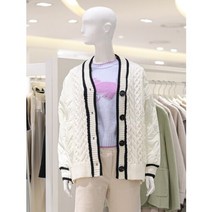 ab.f.z [ab.f.z] 꽈배기니트배색누빔점퍼 (KSX4HU32K)