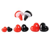 [대량구매]하트인형코(100개), 15mm 검정