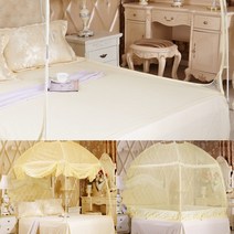 히뚜상점 돔형 사각 모기장 180X200CM 베이지 원룸방충망 모기장원단 아기침대모기장 미니모기장 모기장문 붙이는방충망 창문모기장 침대용모기장 방문모기장