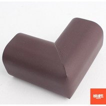 발포모서리대 모서리덮개 엠보싱 마감재 4P 소 옐로 모서리보호스펀지 모서리가드 모서리각대, 대 - 브라운, 기본