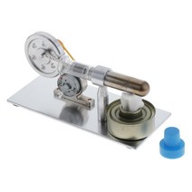 스털링엔진 모터 뜨거운 공기 스털링 엔진 전기 물리학 교육 장난감 DIY 모터 모델 키트 미니 기계, 한개옵션0