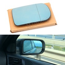 미국 Clidr 도어 윙 백미러 유리 교체 BMW E39 525i 528i 530i 540i E38 740i 750i 자동차 외부 미러 왼쪽오른쪽2개, 2개