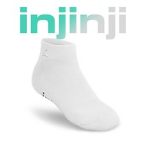 인진지 오픈 화이트 쿨맥스 Half Buffer 단목 양말 골프 런닝 등산 스포츠 기능성 남자 여자