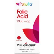 엽산Frunutta FolicAcid Under The Tongue 100 Tablet