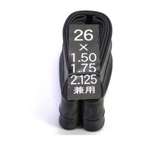 일본직발송 9. 챠린쿠스 공화 자전거 튜브 26×1.50~2.125HE 영식 밸브 B01BD0J8QM, One Size_One Color, One Size_One Color, One Color