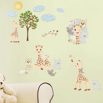 룸메이츠 데코시트 소피 더 지라프 포인트시트지