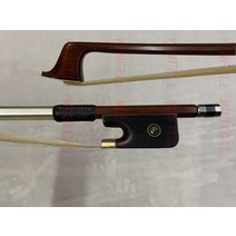 비올라케이스 비올라 케이스 가방 하드 44 잘 만든 활 pernambuco 성능 스트레이트 니켈 은팔각형 브라질 나무 활 흑단 개구리