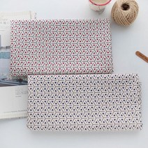 트리곤2 2color HS-1 산뜻한 헥사곤무늬 20수 면원단, 레드