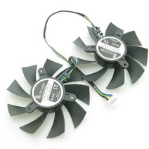 DC BRUSHLESS 선풍기 냉각 선풍기 VGA 선풍기 ZOTAC RTX 2060 HB GTX1660 1660ti OC HA 그래픽 카드용 85mm 4 와이어 4 핀, 없음 RGB, 검은색, 중국