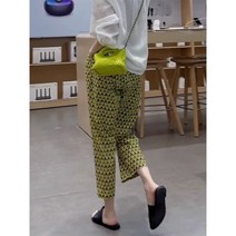 꽃무늬배형아이스실크팬츠