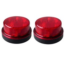 비상 스트로브 라이트 트럭 사이드 12V/24V LED 트레일러 클리어런스 밴 마커 레드/화이트/앰버/블루/그린, 02 12V -24V, 03 Red