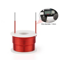 1Pcs 무산소 구리 코일 인덕터 0.5mm 0.16MH DIY 스피커 크로스 오버 주파수 분배기 공기 코어, [04] 0.5mm 1.0mH