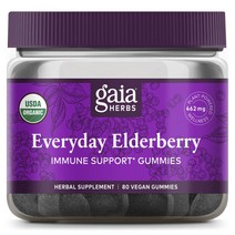 가이아허브스 에브리데이 엘더베리 462mg 비건 구미, 80개입, 1개, 80정