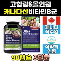 고농축 메가도스 고함량 비타민 B 비 군 100 컴플렉스 피리독신 직구 캐나다 판토텐산 리보플라빈 티아민 b12 복합체 b1 b군 고용량 12 b6 b2 b b5 b9 영양제