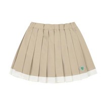 헤지스키즈] 23SS 테니스클럽 플리츠 스커트 (HTS21SA60G_BG) 여아 초등 봄 데일리 스쿨룩 선물