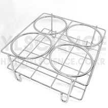 (JLS) 500ml 원심관용 스텐원심관랙 원심관튜브랙 Centrifuge Rack 스텐랙 원심관대 코니컬튜브랙 코니컬랙, JLS-31123 (4홀) 1개