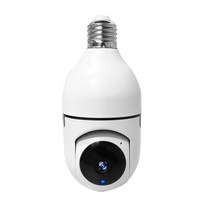 전구형 무선 CCTV 간편 설치 360도 회전 매장 사무실 창고 실외 홈캠 베이캠, 적외선야시 + 무 + 5MP + 3.6mm