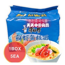 [천천중국식품] 캉스푸 새우어반라면 5개 세트