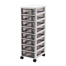 사무실 이동식 서랍장 사이드 테이블 수납장 원룸 사무실 2단 3단 4단 5단 6단 7단 8단, 8단바퀴형