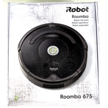 NEW IROBOT ROOMBA 675 BLACK ROBOTIC VACUUM