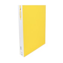 플러스샵 합지 컬러 바인더 A4 3공 O링 5색상 1Set 2개입, 노랑 1Set 2개입