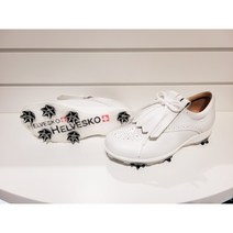 헬베스코 헬베스코 여성골프화 22 S/S 클래식 화이트 배색 테슬골프화 스파이크 (HE-2-81-WH01)