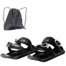 겨울 스노우 스포츠 밝게 1 쌍 미니 스키 스케이트 스노우 짧은 스키보드 아웃도어 스노우블레이드 고품, 01 01_01 XL