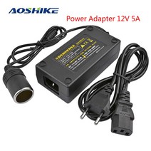 AOSHIKE 자동차 인버터 AC 100V 220V DC 12V 자동차 시가 라이터 변환기 전원 어댑터 전압 변압기 소켓 EU 플러그|inverter ac|inverter po, 1개, 단일, 러시아