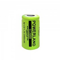 파워랜드 Ni-CD충전지 SC2000 벌크1입 1.2V 2000mAh, 1개