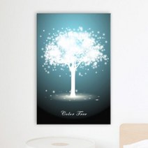 [천삼백케이] [꾸밈] cw742-빛나는컬러트리중형노프레임, 타입:5타입-레드