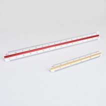 마리쭈몰 도면용자 삼각스케일자 15cm/30cm, 제품선택, 30cm - 고배율