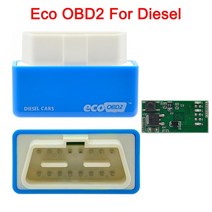 자동차수리 15% 연료 보호기 니트로 에코 OBD2 성능 칩 튜닝 상자 더 많은 전력 토크 OBD 2 ECOOBD2 벤진 디젤 페트로 가솔린, [02] EcoOBD2 Blue